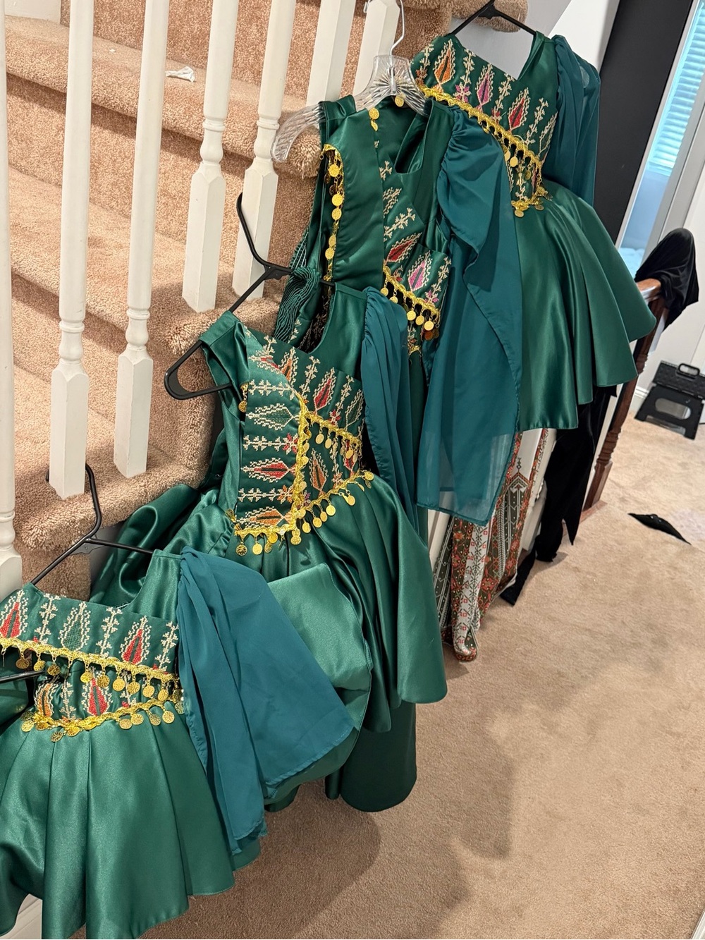 Palestinian embroidered girls dress